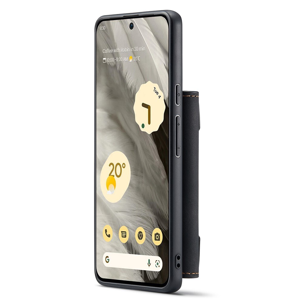 Google Pixel 8 Cover med aftagelig pung, Sort