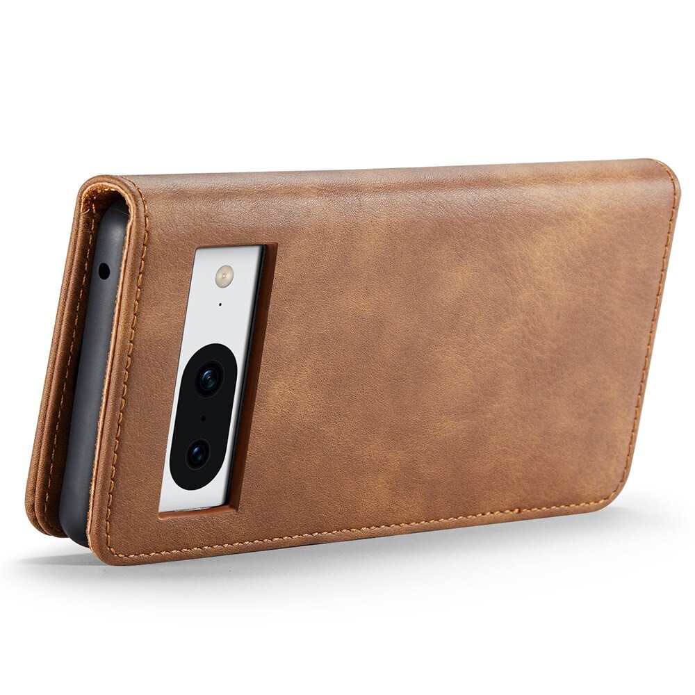 Google Pixel 8 Pungetui med aftageligt cover, Cognac