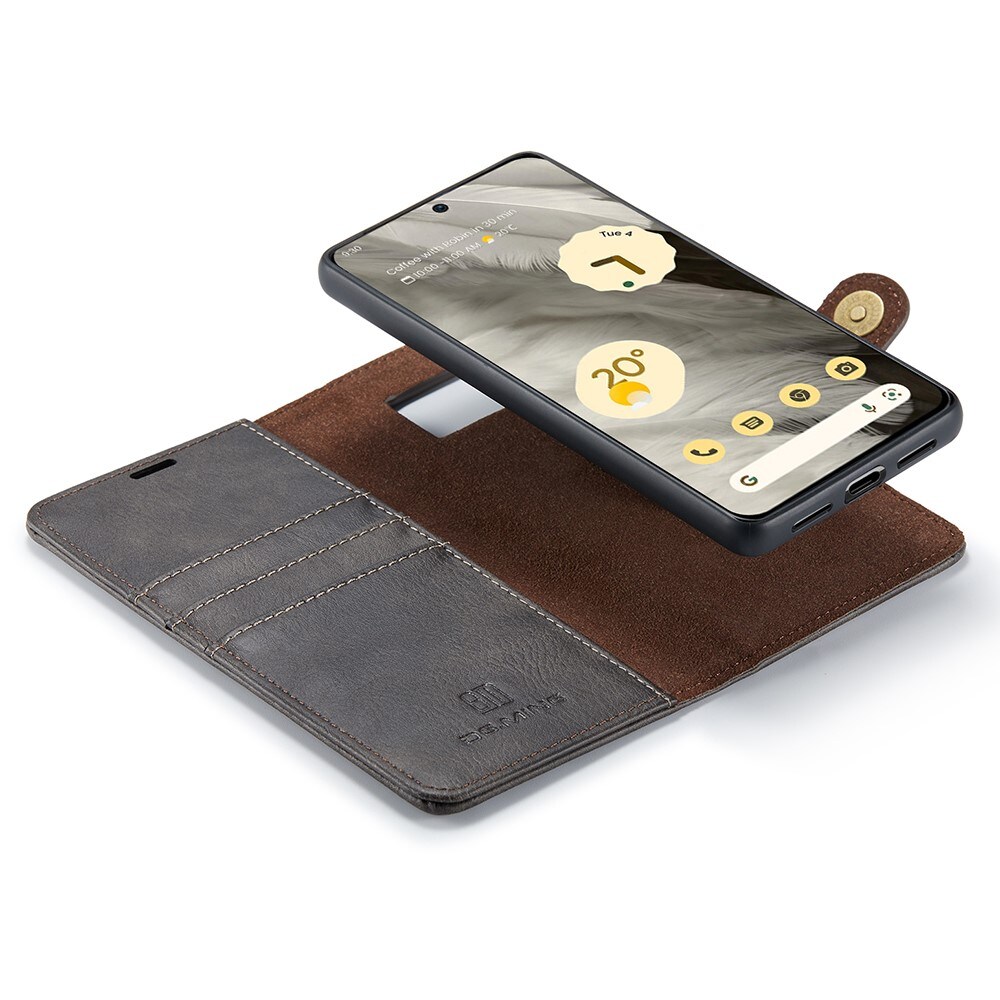 Google Pixel 8 Pungetui med aftageligt cover, Brown
