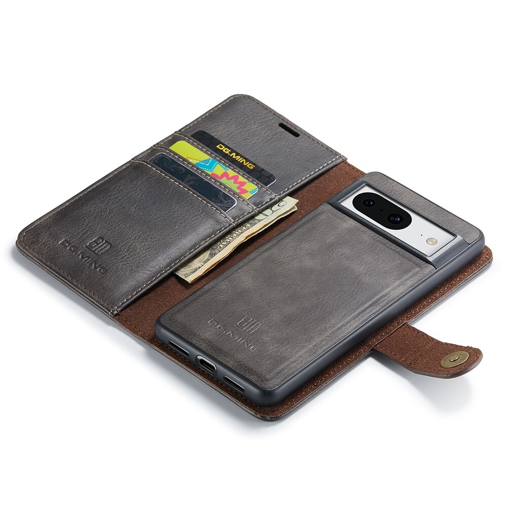 Google Pixel 8 Pungetui med aftageligt cover, Brown