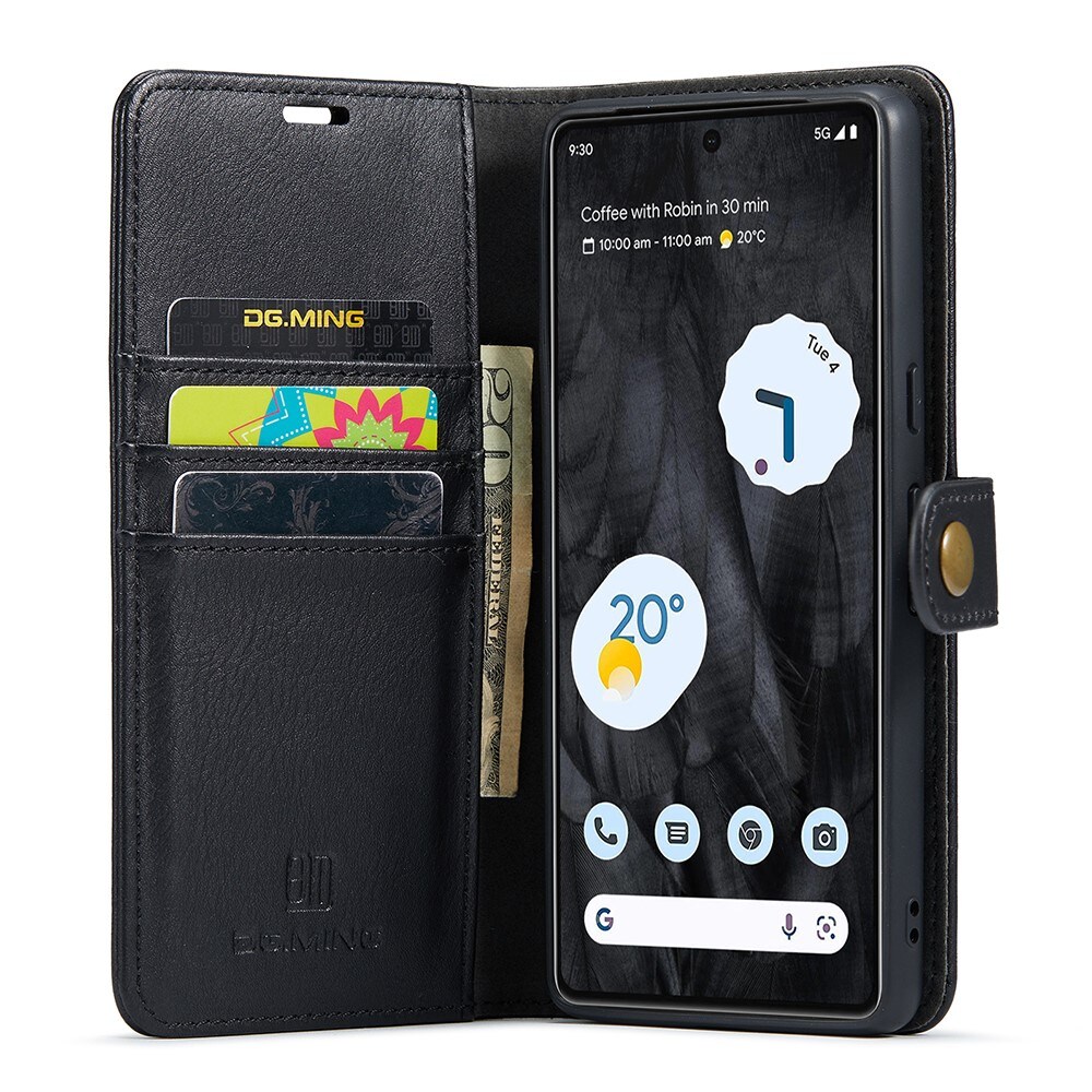 Google Pixel 8 Pro Pungetui med aftageligt cover, Black
