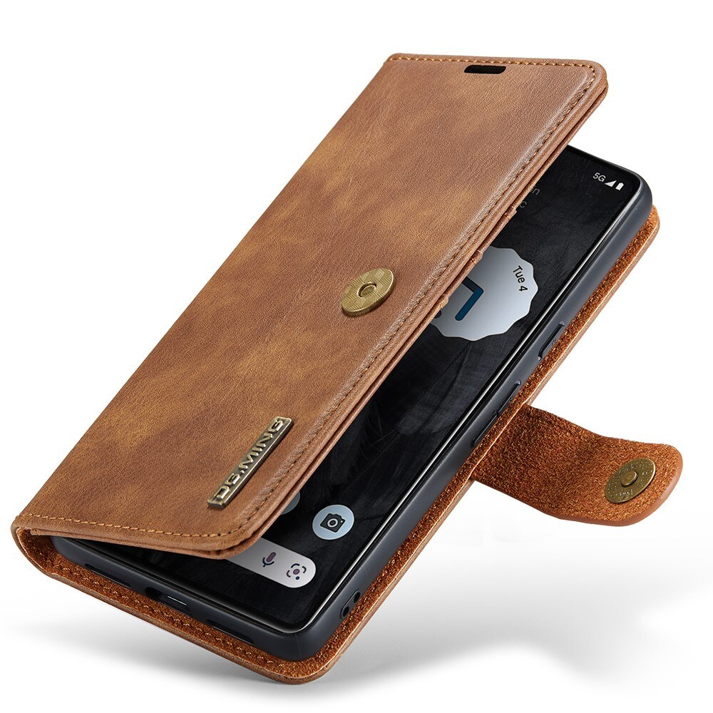 Google Pixel 8 Pro Pungetui med aftageligt cover, Cognac