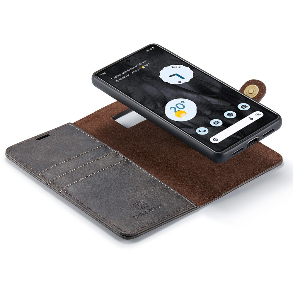 Google Pixel 8 Pro Pungetui med aftageligt cover, Brown