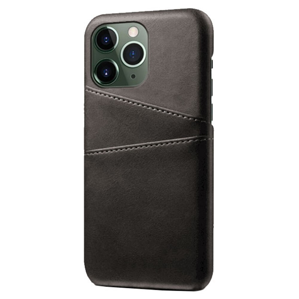 iPhone 15 Pro Smart cover med 2 kortholdere, Sort
