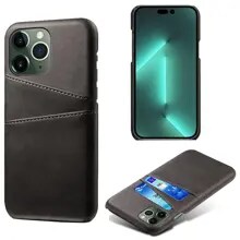 iPhone 15 Pro Max Smart cover med 2 kortholdere, Sort