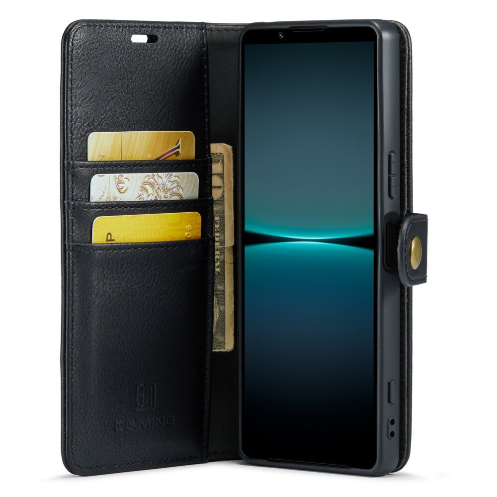 Sony Xperia 5 V Pungetui med aftageligt cover, Black