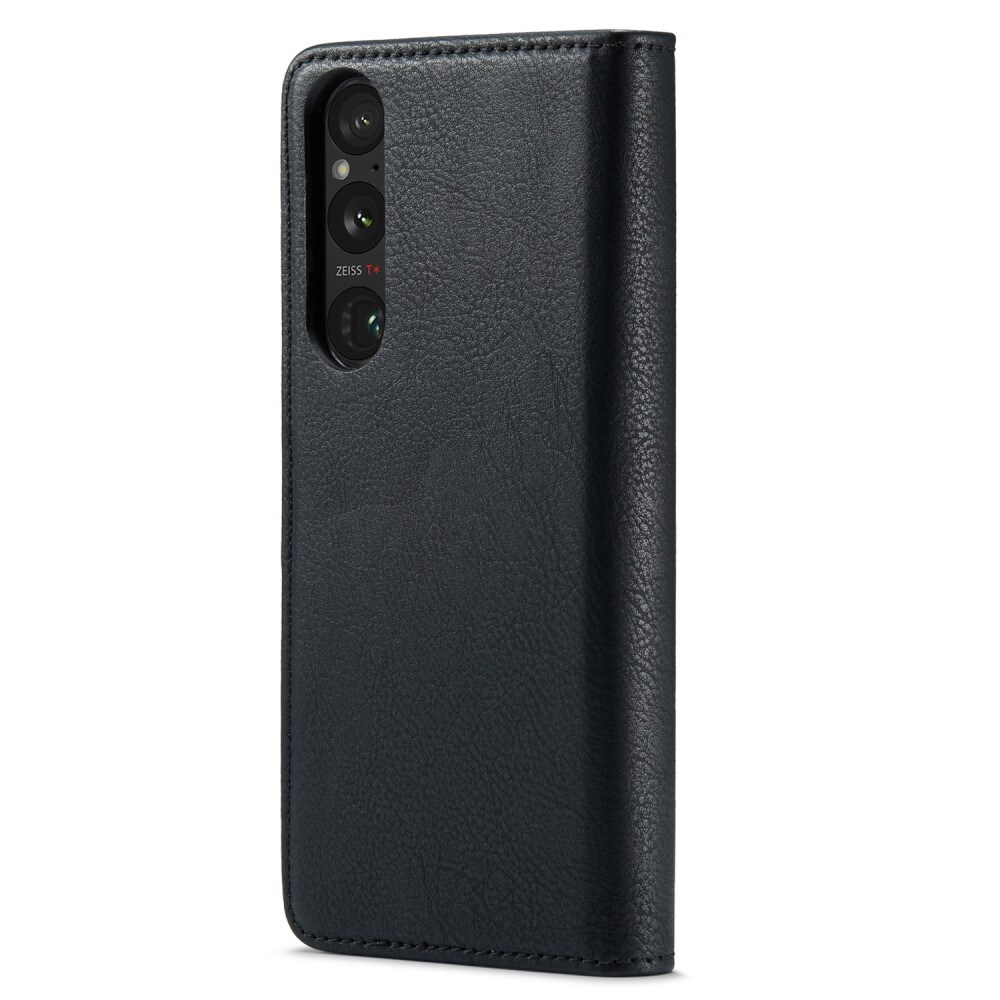 Sony Xperia 1 V Pungetui med aftageligt cover, Black