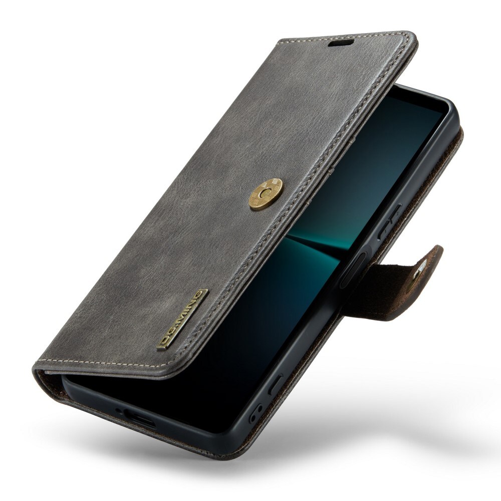 Sony Xperia 5 V Pungetui med aftageligt cover, Brown