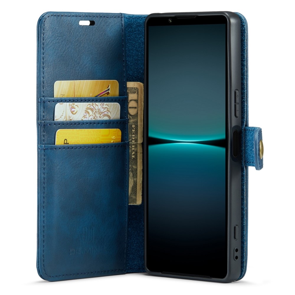 Sony Xperia 1 V Pungetui med aftageligt cover, Blue