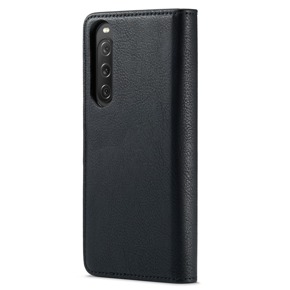 Sony Xperia 10 V Pungetui med aftageligt cover, Black