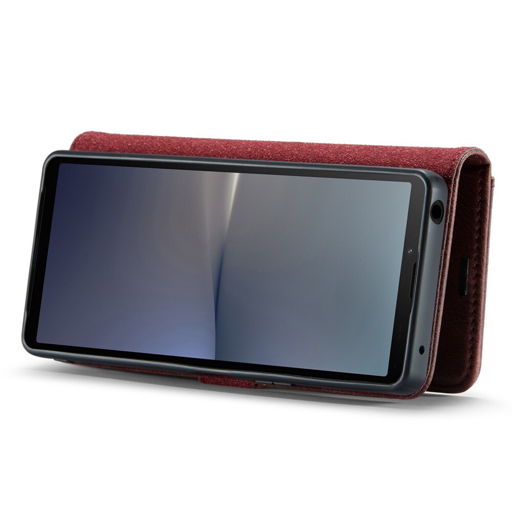 Sony Xperia 10 V Pungetui med aftageligt cover, Red