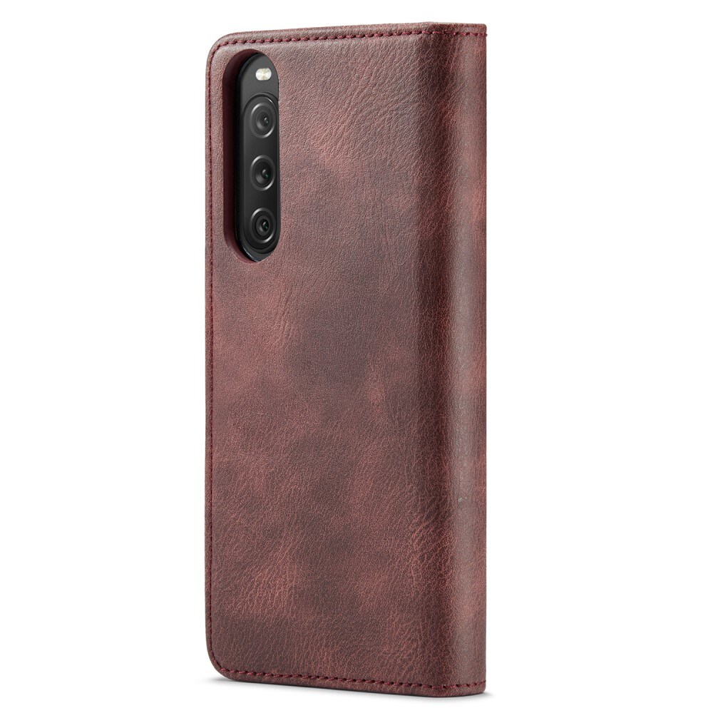 Sony Xperia 10 V Pungetui med aftageligt cover, Red