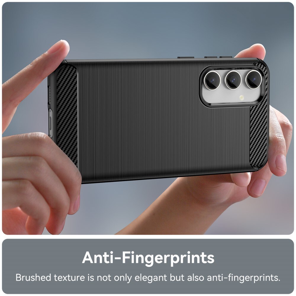 Samsung Galaxy S23 FE TPU-cover Brushed, Sort