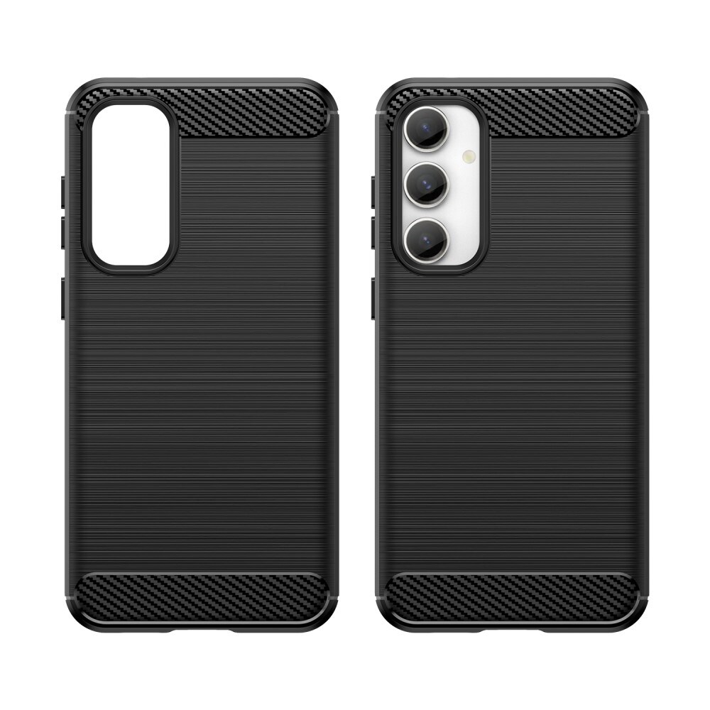 Samsung Galaxy S23 FE TPU-cover Brushed, Sort