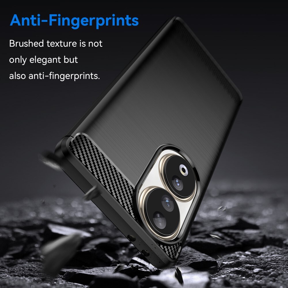  Honor 90 TPU-cover Brushed, Sort