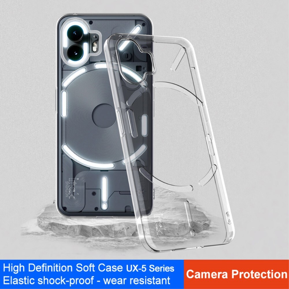 Nothing Phone 2 Cover i TPU, Gennemsigtig