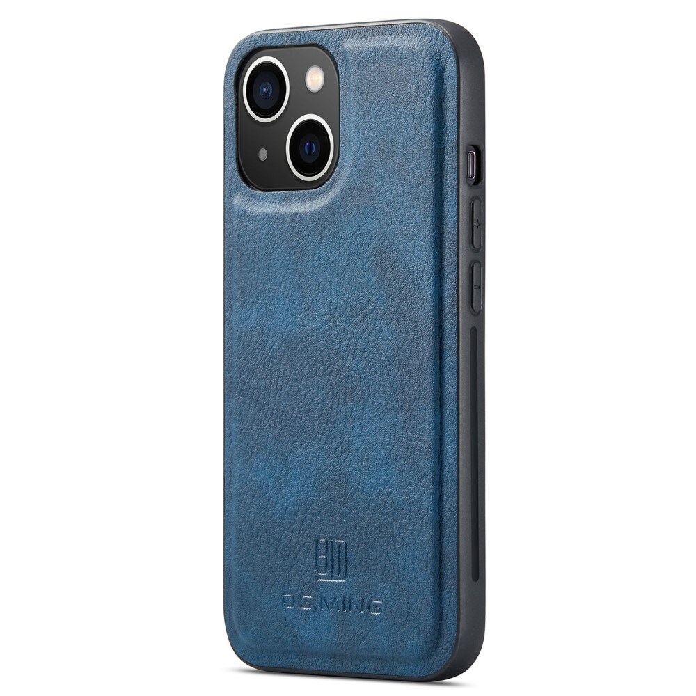 iPhone 15 Pungetui med aftageligt cover, Blue