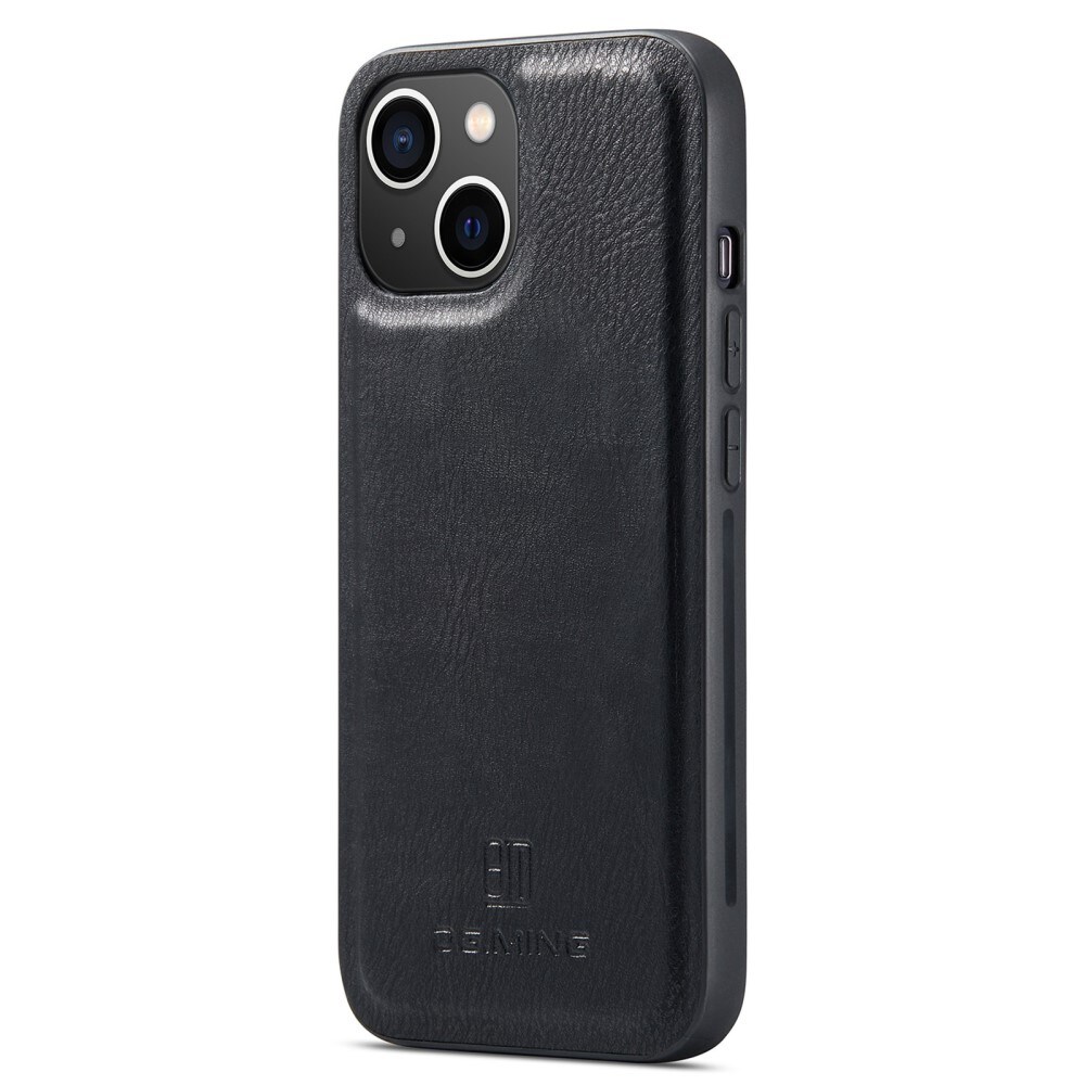 iPhone 15 Plus Pungetui med aftageligt cover, Black