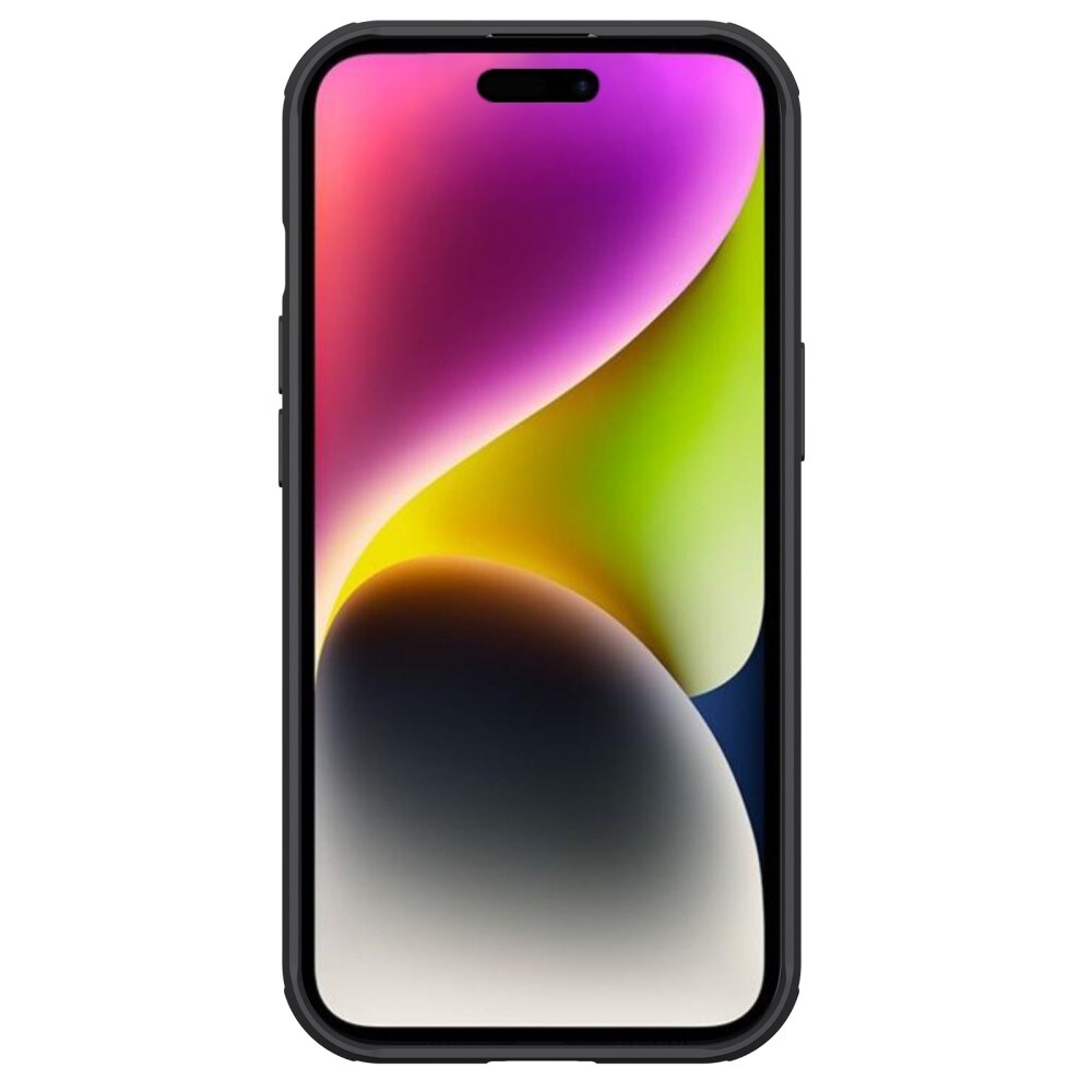 iPhone 15 Cover med kamerabeskyttelse - CamShield, Sort