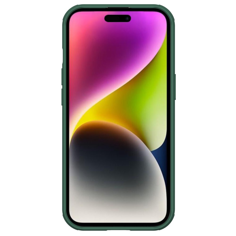 iPhone 15 Cover med kamerabeskyttelse - CamShield, Grøn