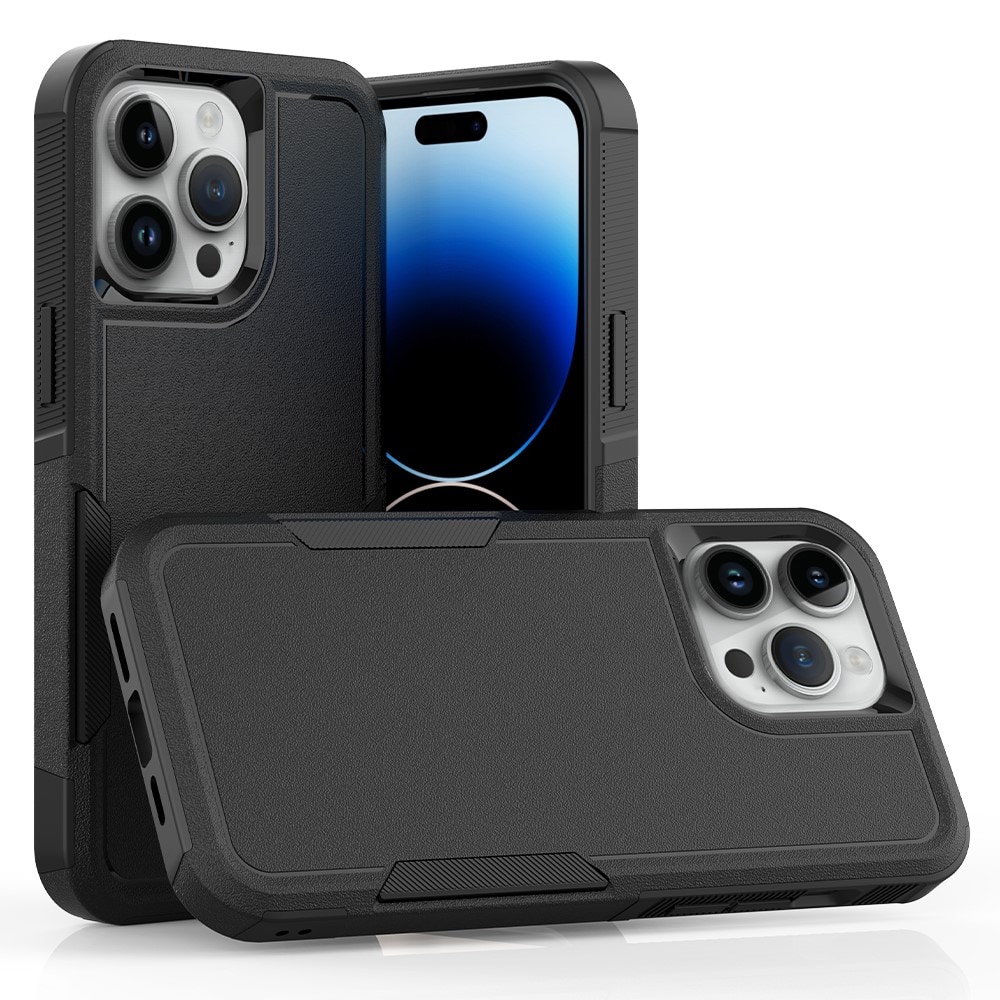 iPhone 15 Pro Max Hybridcover Off-road, Sort