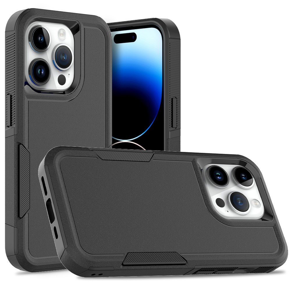 iPhone 15 Pro Hybridcover Off-road, Sort