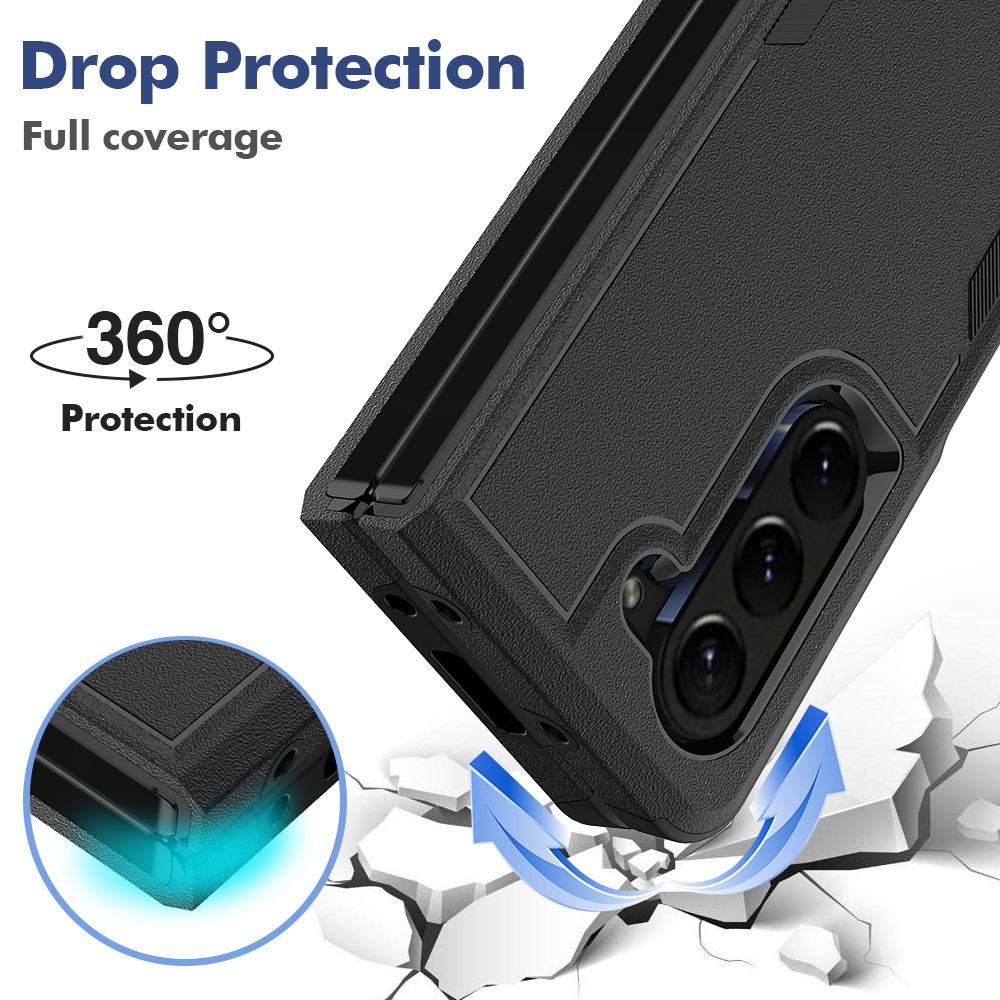 Samsung Galaxy Z Fold 5 Hybridcover Off-road, Sort