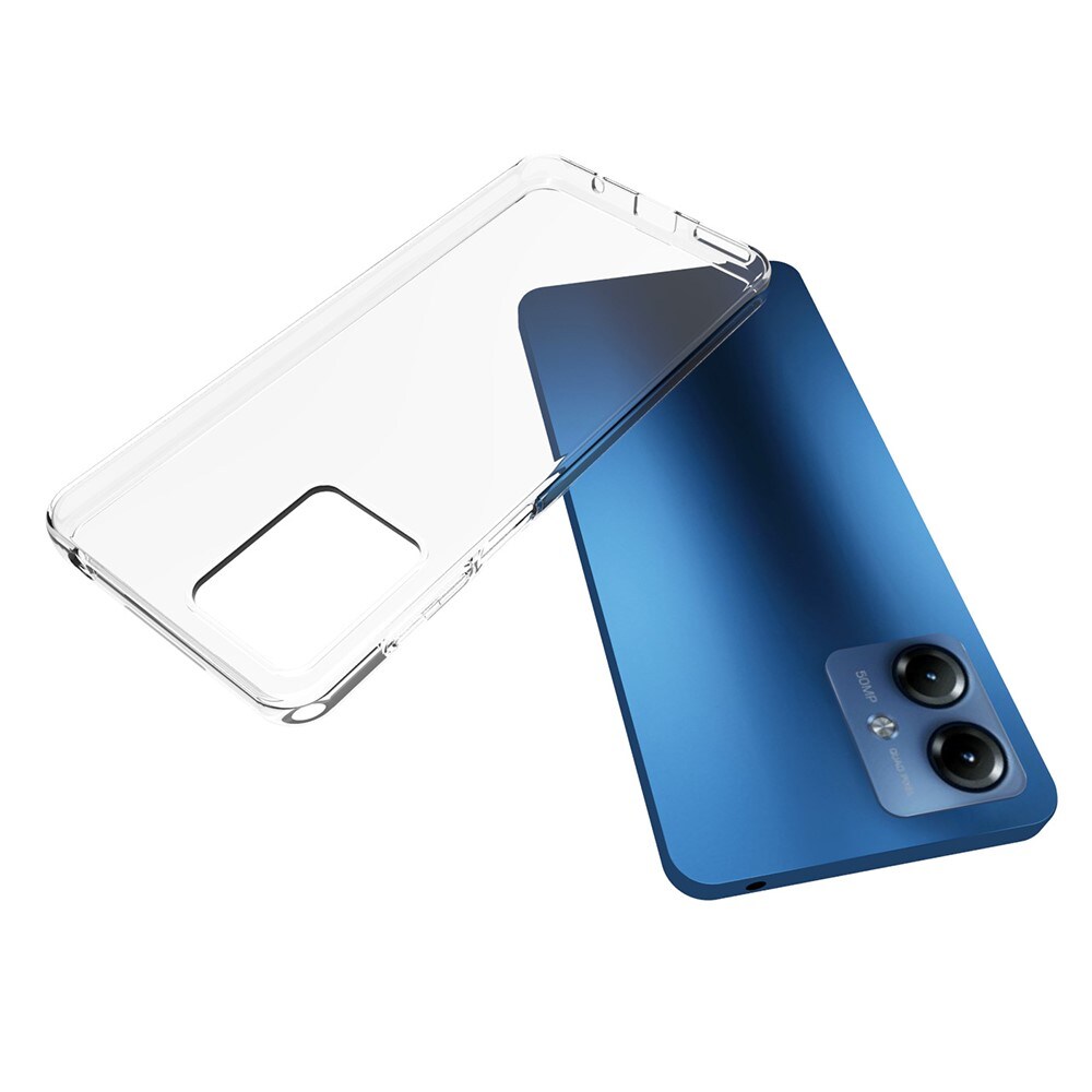 Motorola Moto G14 Tyndt TPU-cover, Gennemsigtig
