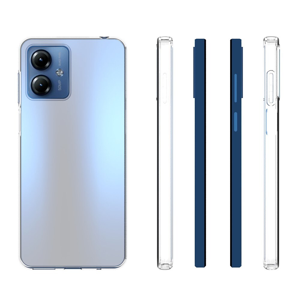 Motorola Moto G14 Tyndt TPU-cover, Gennemsigtig