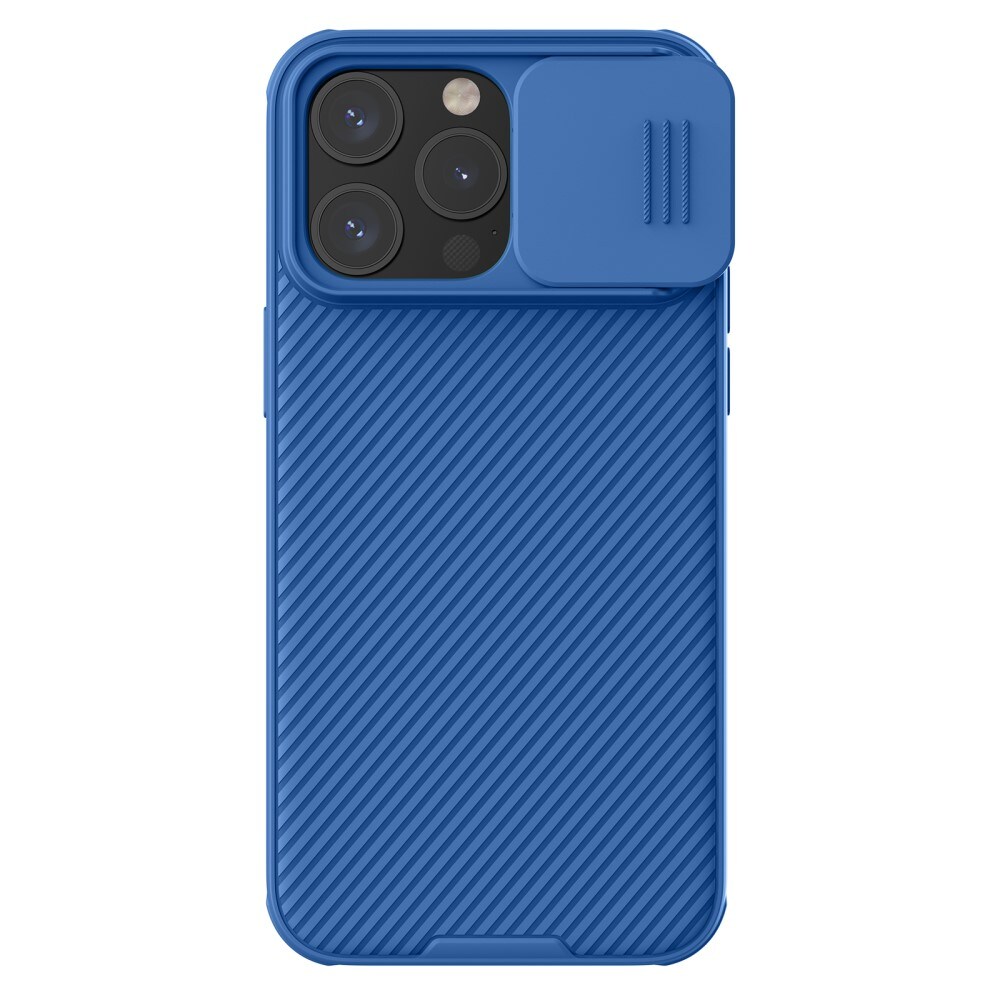 iPhone 15 Pro Max Cover med kamerabeskyttelse - CamShield, Blå
