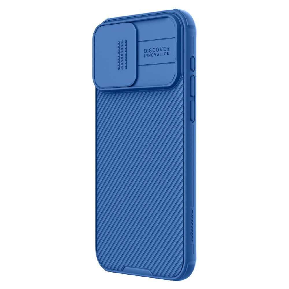 iPhone 15 Pro Max Cover med kamerabeskyttelse - CamShield, Blå