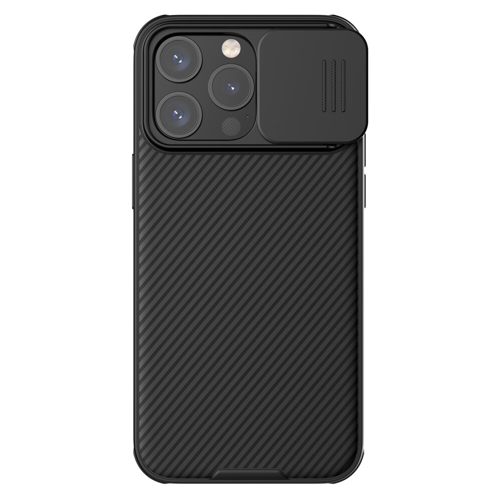iPhone 15 Pro Cover med kamerabeskyttelse - CamShield, Sort