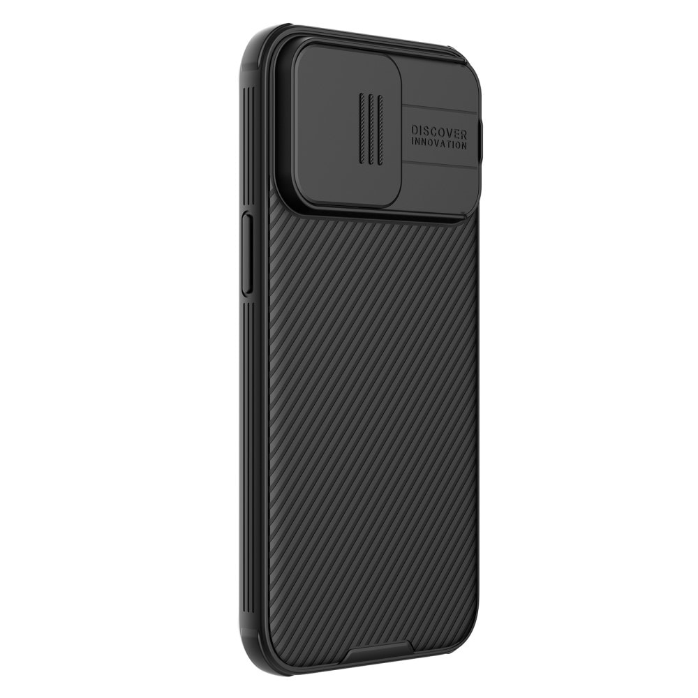 iPhone 15 Pro Cover med kamerabeskyttelse - CamShield, Sort