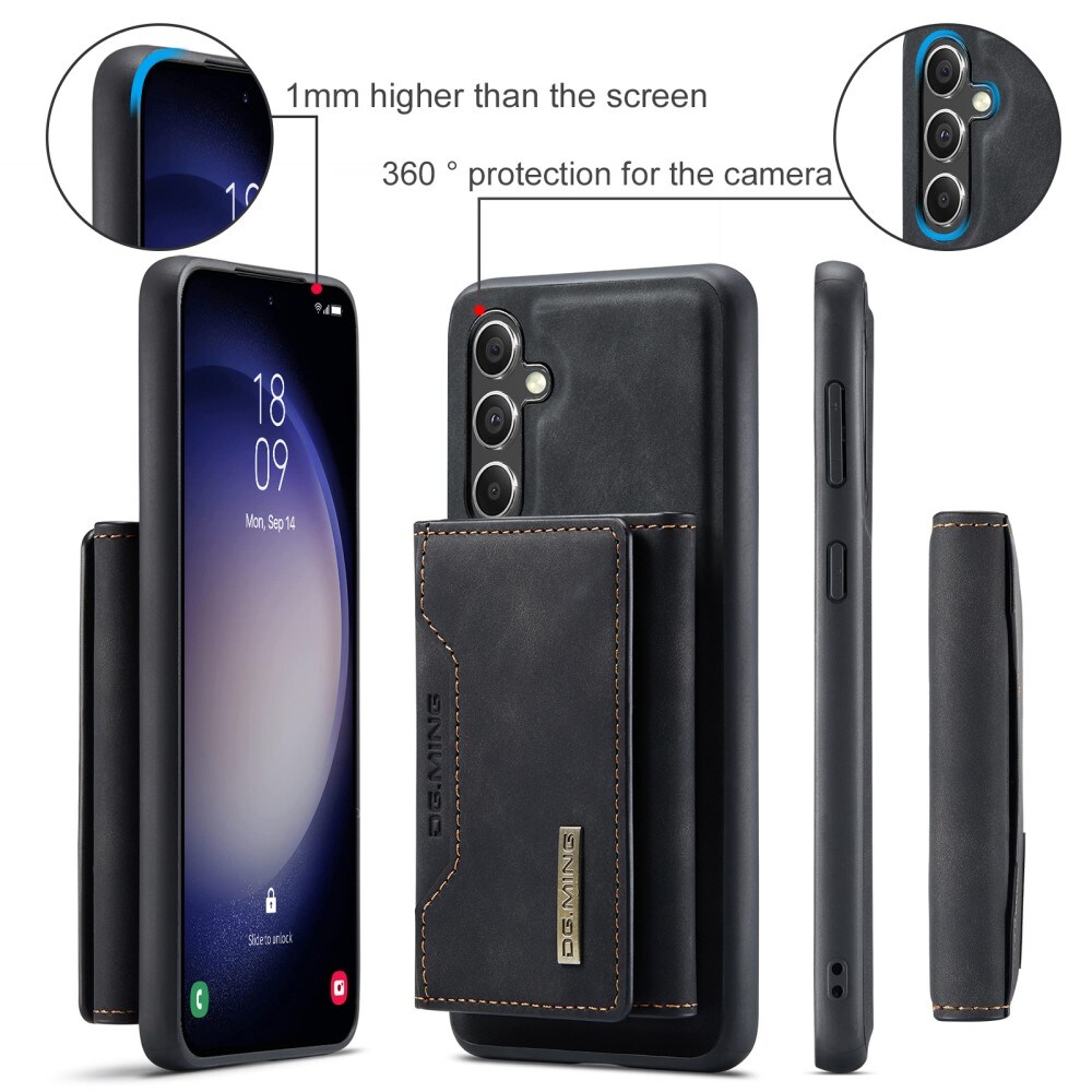 Samsung Galaxy S23 FE Cover med aftagelig pung, Sort