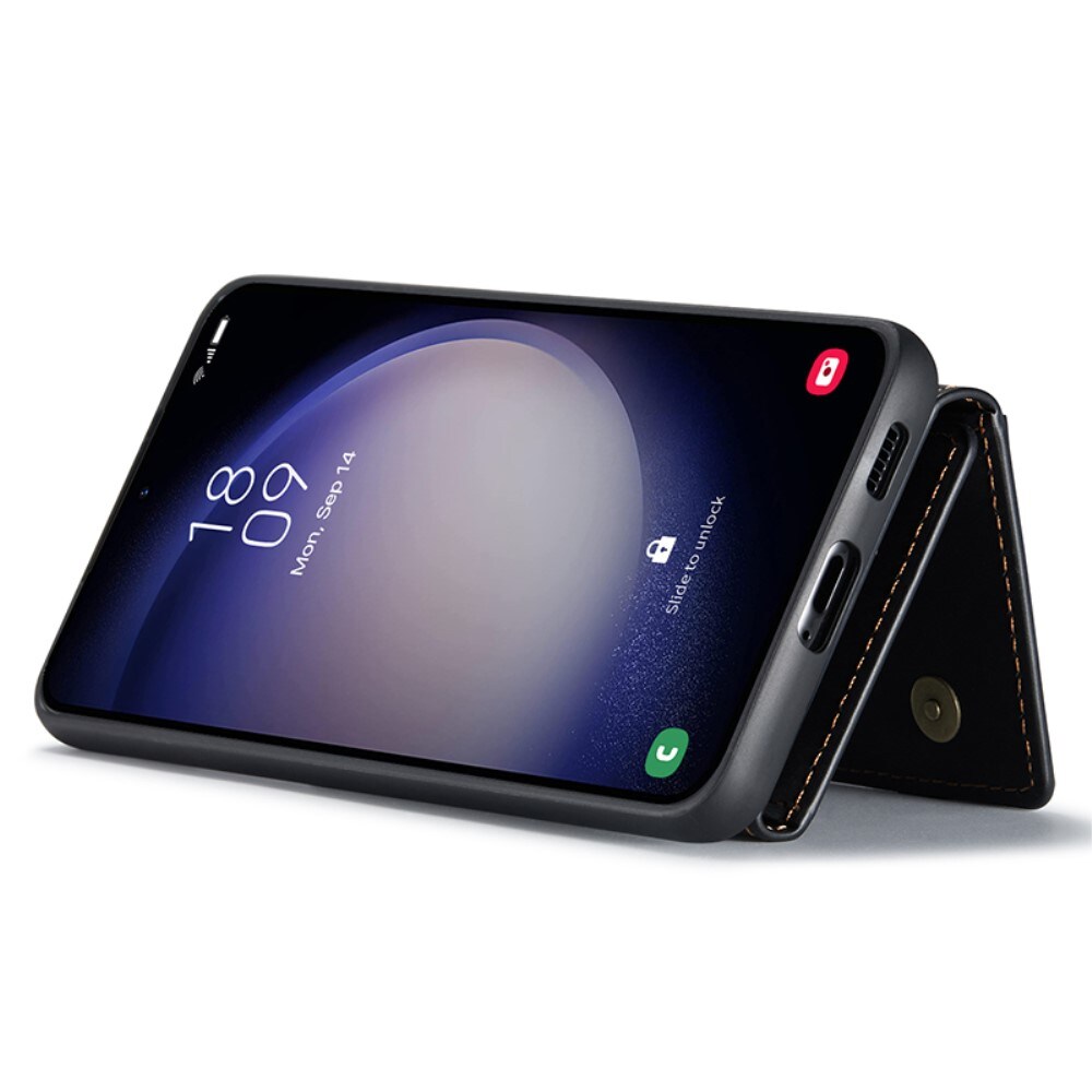 Samsung Galaxy S23 FE Cover med aftagelig pung, Sort