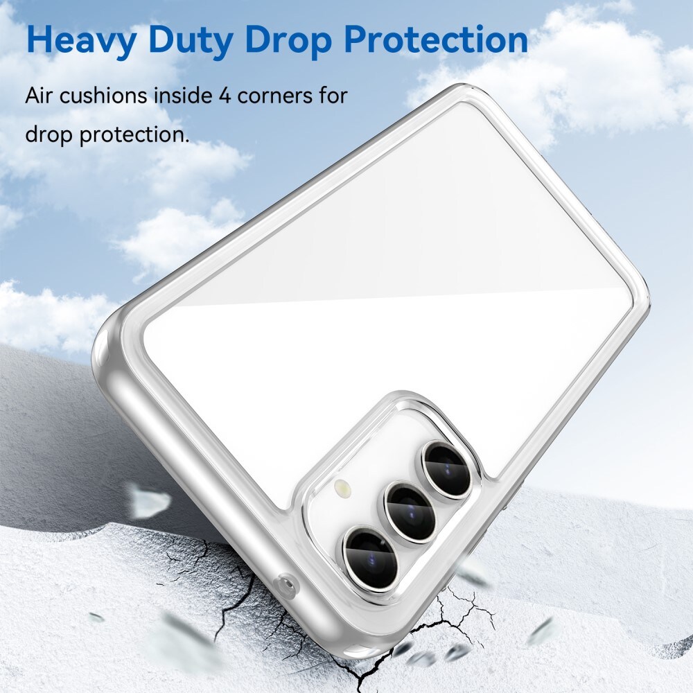 Samsung Galaxy S23 FE Crystal Hybrid-cover, Gennemsigtig