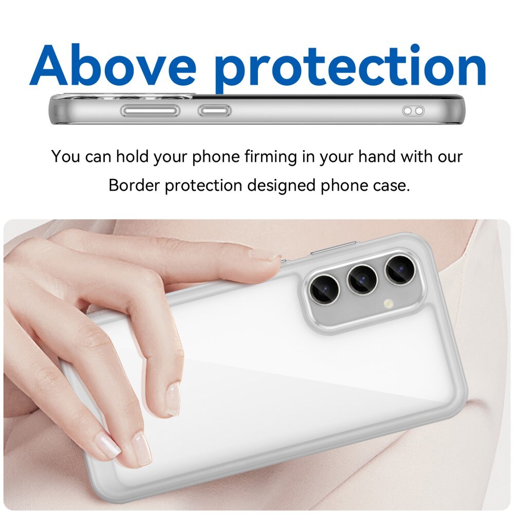 Samsung Galaxy S23 FE Crystal Hybrid-cover, Gennemsigtig