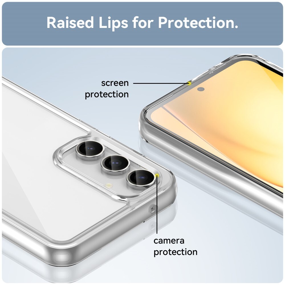 Samsung Galaxy S23 FE Crystal Hybrid-cover, Gennemsigtig
