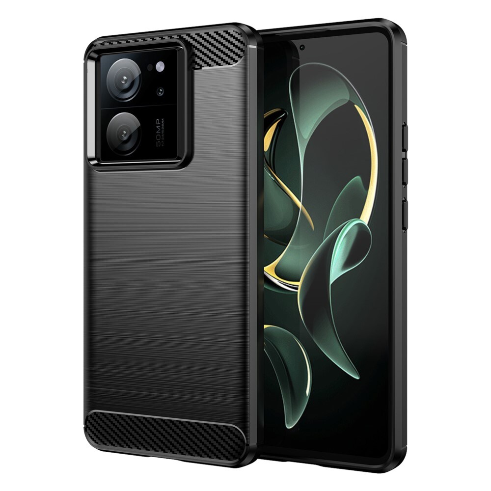 Xiaomi 13T Pro TPU-cover Brushed, Sort