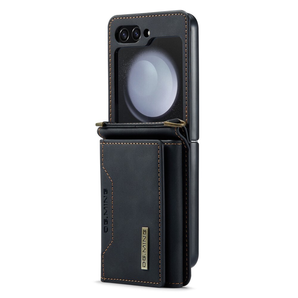 Samsung Galaxy Z Flip 7 FE Cover med indbygget pung, Sort