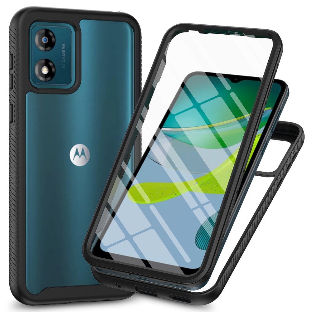 Motorola Moto E13 Mobilcover Full Protection, Sort