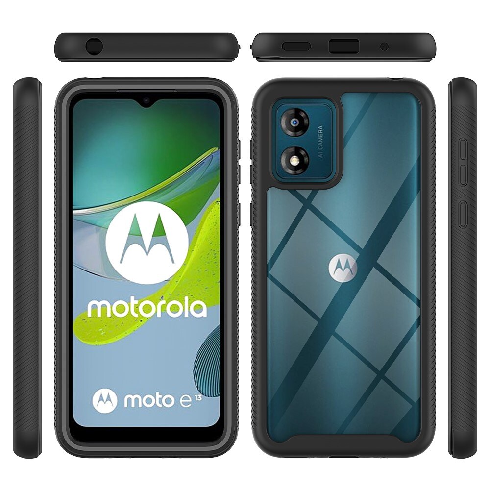 Motorola Moto E13 Mobilcover Full Protection, Sort