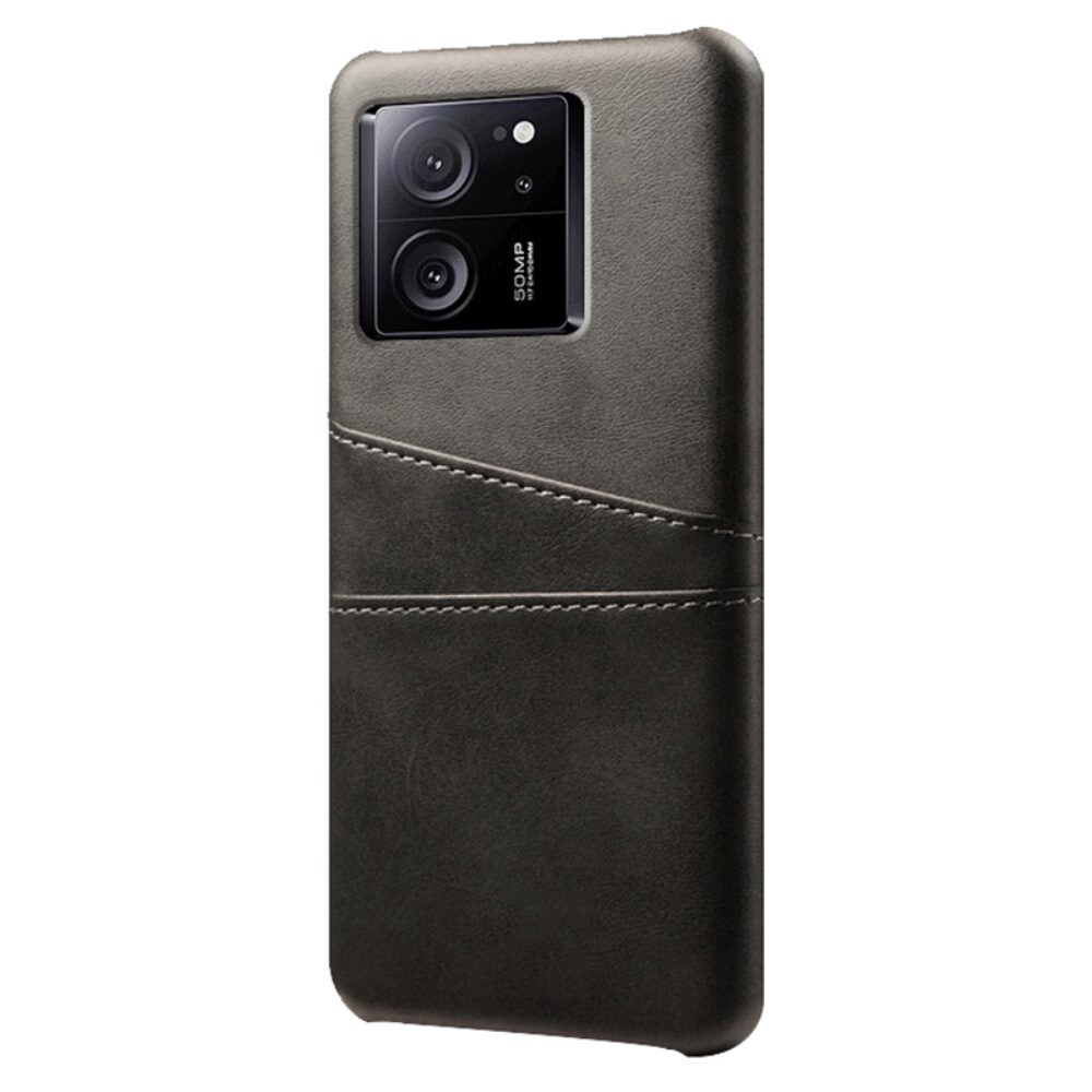 Xiaomi 13T Pro Smart cover med 2 kortholdere, Sort