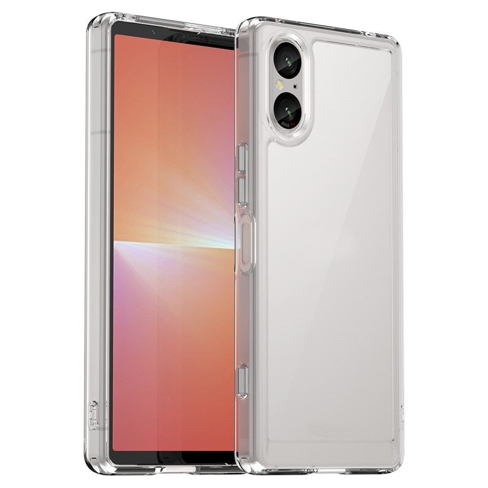 Sony Xperia 5 V Crystal Hybrid-cover, Gennemsigtig