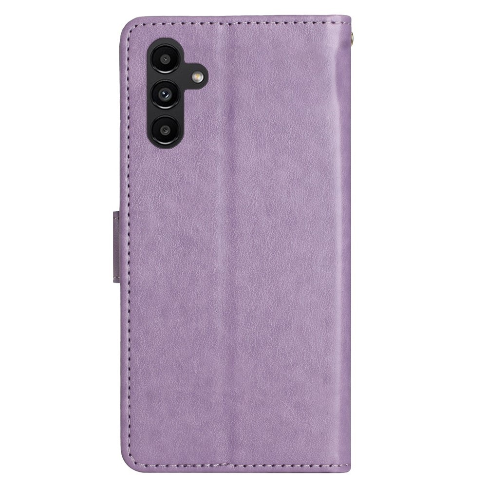 Samsung Galaxy A25 Mobiletui med sommerfugle, Lilla