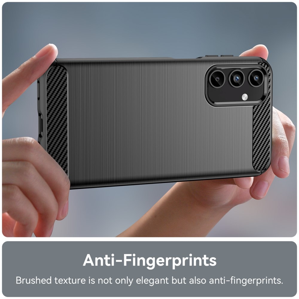 Samsung Galaxy A15 TPU-cover Brushed, Sort