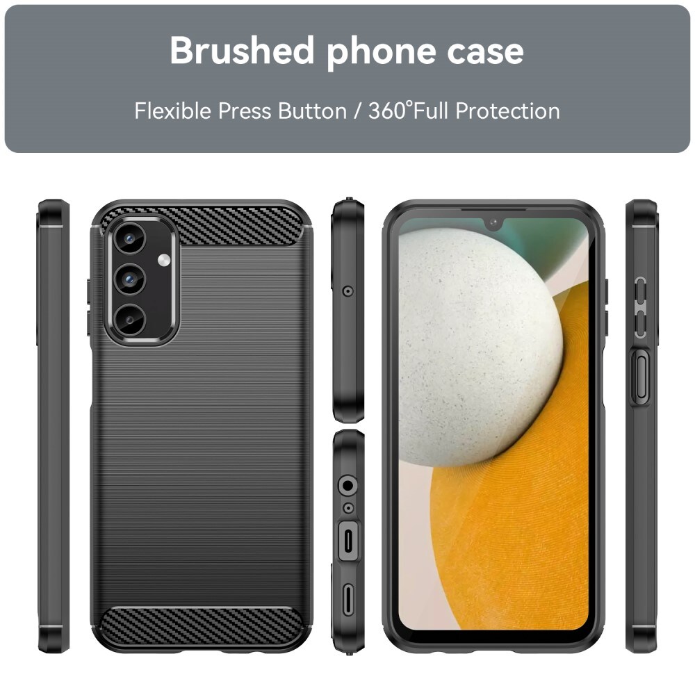 Samsung Galaxy A15 TPU-cover Brushed, Sort