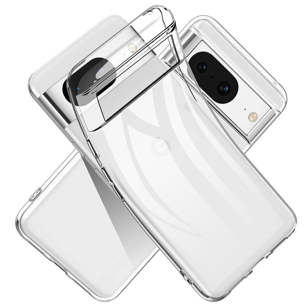 Google Pixel 8 Tyndt TPU-cover, Gennemsigtig