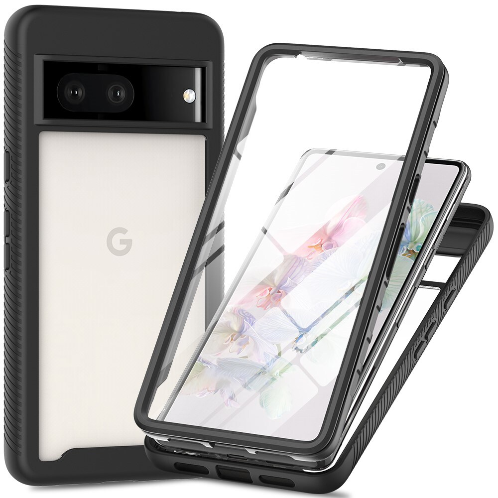 Google Pixel 8 Mobilcover Full Protection, Sort