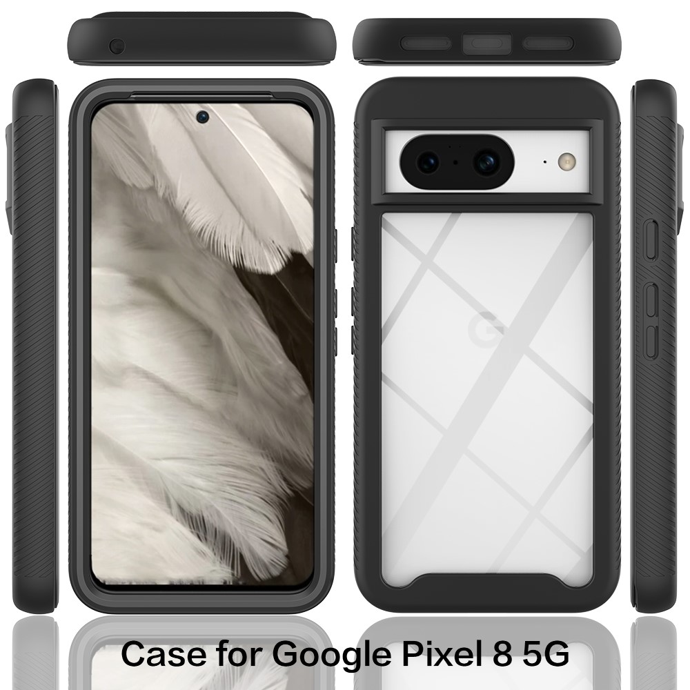Google Pixel 8 Mobilcover Full Protection, Sort